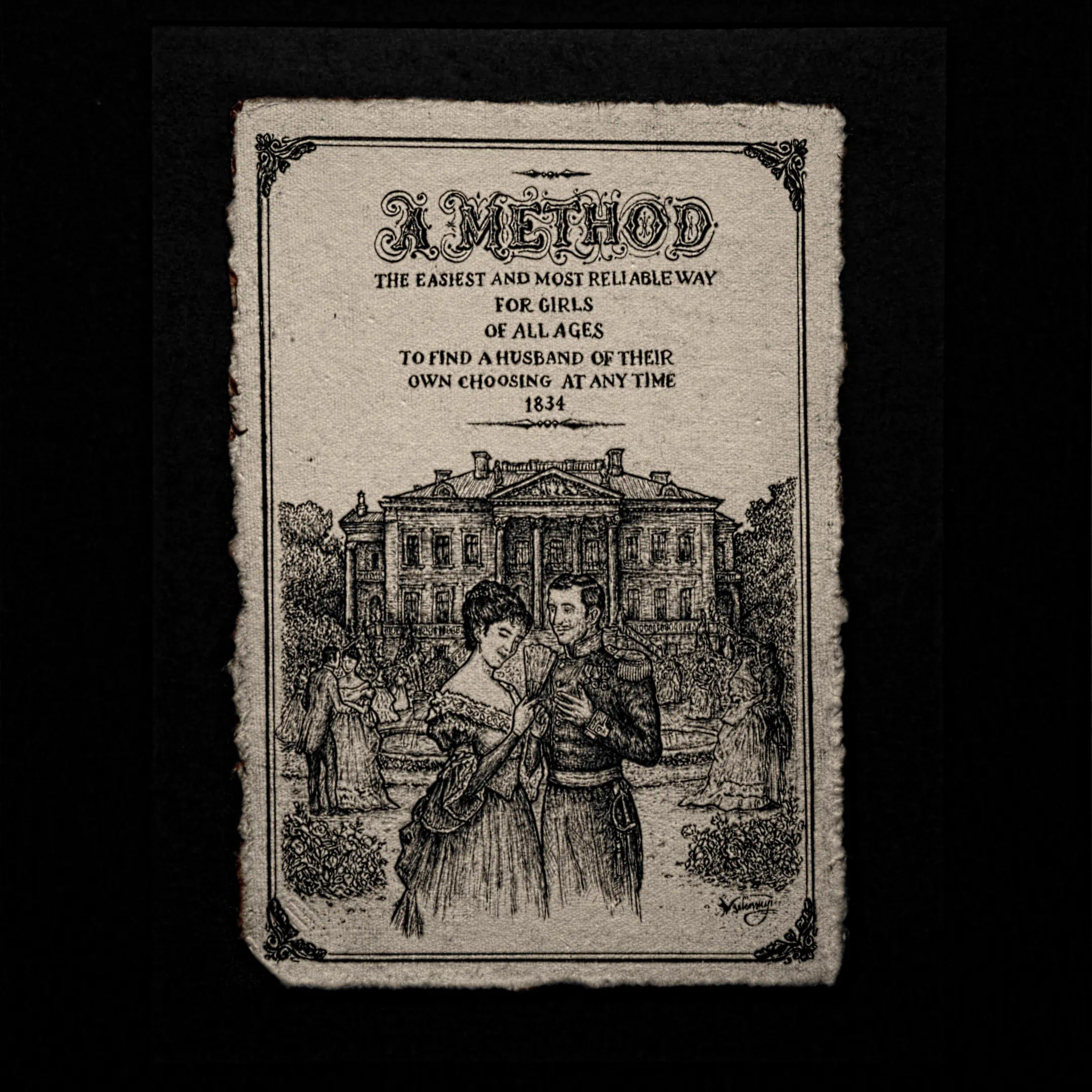 “A METHOD: HOW TO CHOOSE A HUSBAND” (1834)