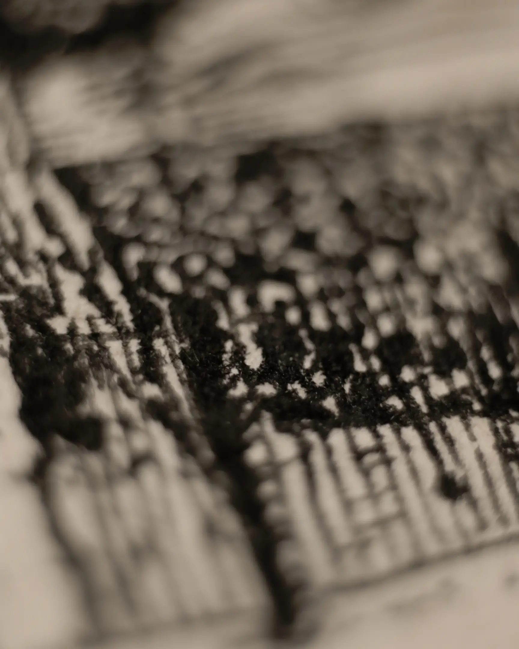 Vselenskyi’s ink sketches are a wondrous two-layered world. The first layer grants us the landscape and perspective, but one only needs to look deeper to discover the second layer: a painstaking, almost jewelry-like merging of ink with paper fibers. It is a space where technique becomes as vital as the artistic statement itself.